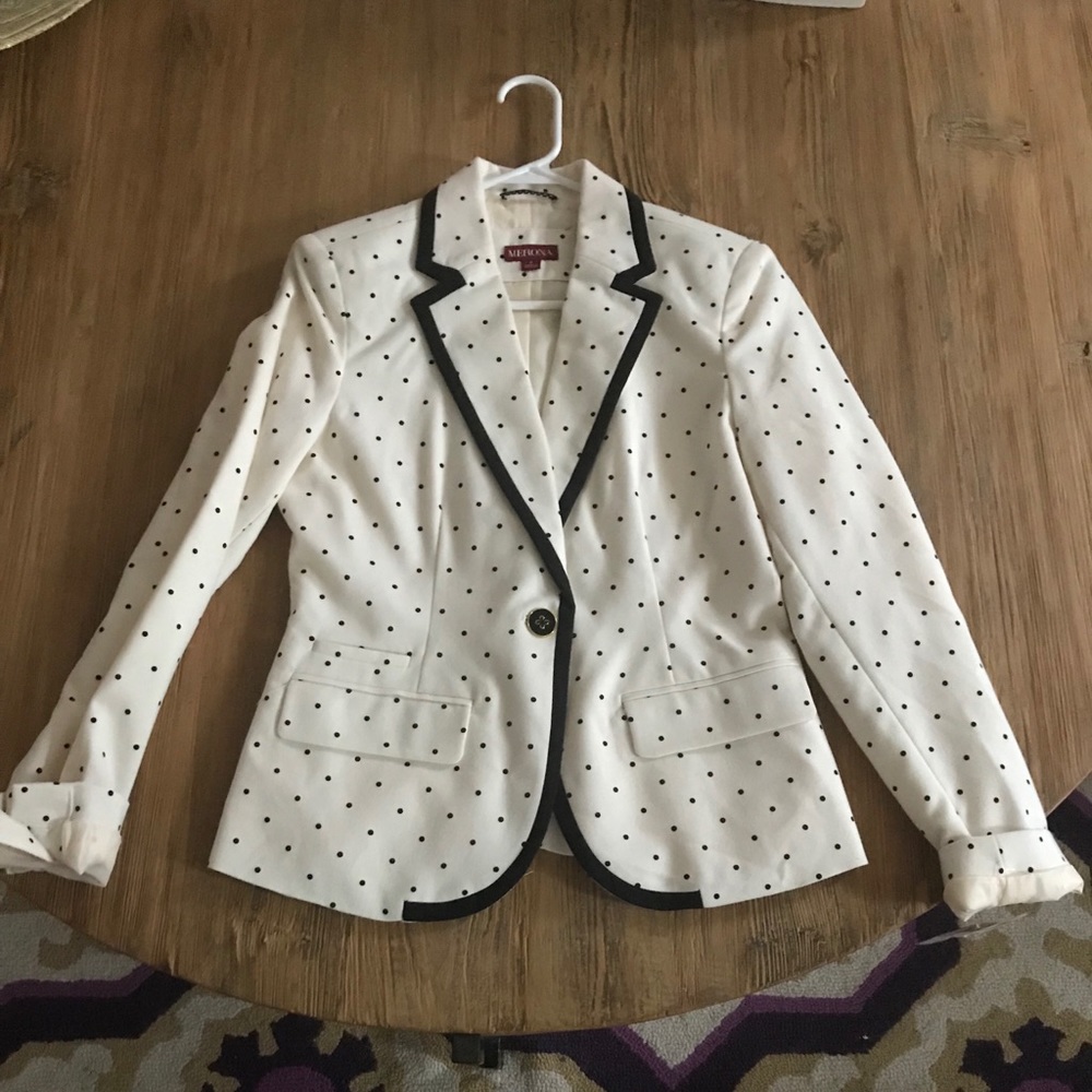 Polka dot Merona Target Blazer